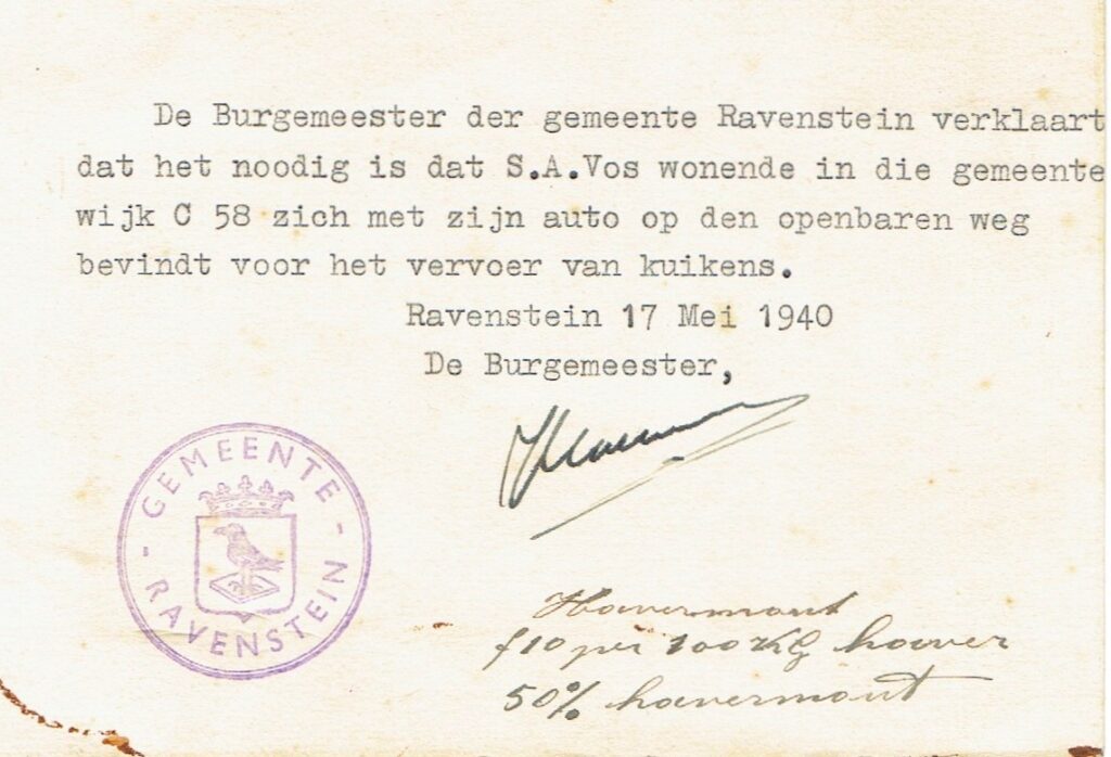 Huisseling.nl; Tweede wereldoorlog