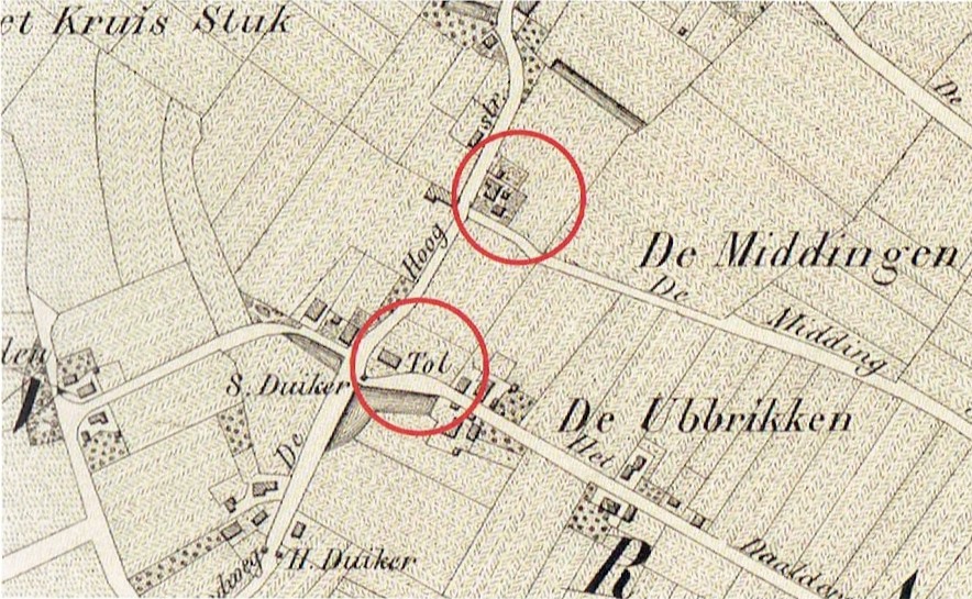 Huisseling.nl; De tolhuizen aan de Grotestraat