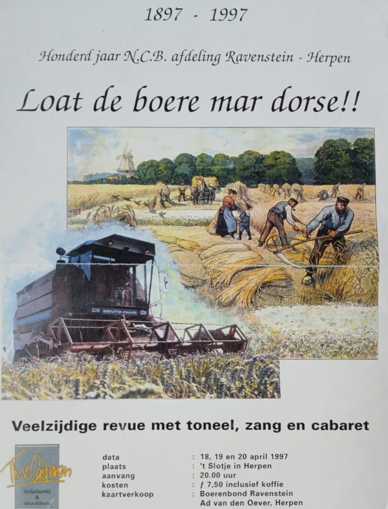 Huisseling.nl; Loat de boere mar dorse, NCB Huisseling 1997.